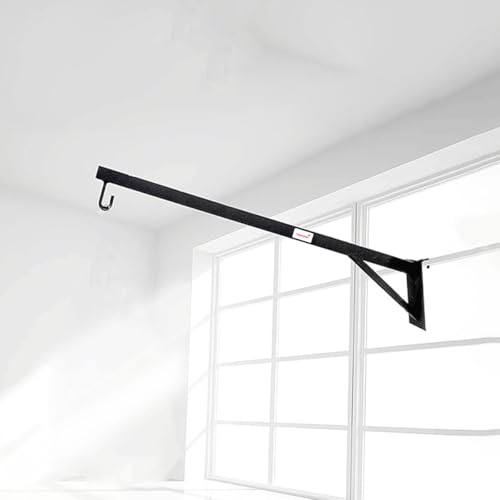 Image of Baby Window Hanger for Cradle | Up to 25 Kg Metal Rod (Wine Colour)