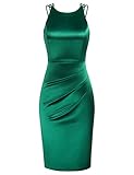 Vestido con diseño cruzado en la espalda, muestra tu espalda más bonita