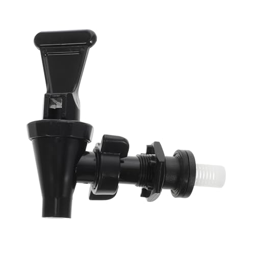 Gatuida 10 Piezas Grifo de Cubo de té con Leche dispensador Balde frío canalón Largo petacas de Alcohol Bebidas Jarra de Vino Grifo de Barril Grifo de plastico Grifo útil el plastico Black