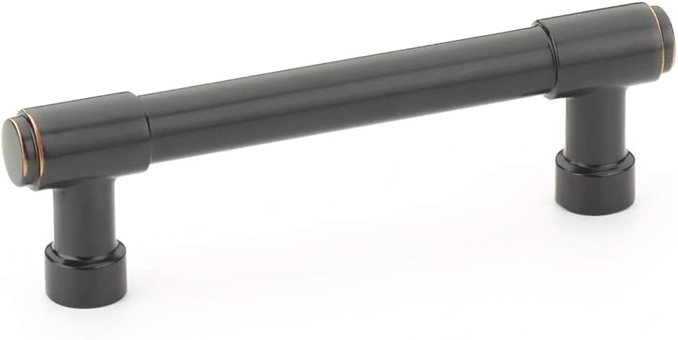 Emtek Jasper Pull, 4 Center-to-Center, Oil Rubbed Bronze