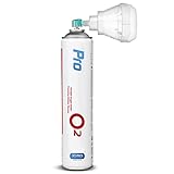 Maclean PR-994 Tragbarer Sauerstoffinhalator 12L in der Dose o2 99,4% Universal Mundstück Inhalierbar (1)