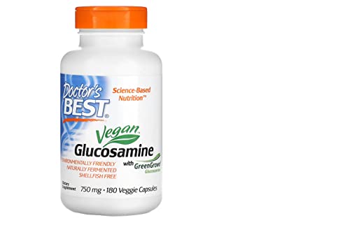 Doctor’s Best Vegan Glucosamine SulFate, Joint Support, Non-GMO, Vegan, Gluten Free, Soy Free, 750 mg 180 Veggie Caps Doctor’s Best Vegan Glucosamine SulFate, Joint Support, Non-GMO, Vegan, Gluten Free, Soy Free, 750 mg 180 Veggie Caps