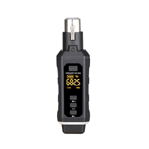 Sistema inalámbrico de micrófono SUNGOOYUE, transmisor y receptor XLR con batería recargable y alcance de 100 m, para micrófonos dinámicos, instrumentos, computadoras, mezcladores y sistemas PA (1 por 1) miniatura 4