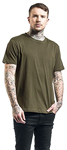 Brandit T-Shirt Uomo, Olive, 3XL - 5