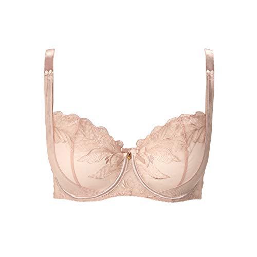 Aubade Women's Comfort Half Cup Bra, Skin, 34D Aubade Women's Comfort Half Cup Bra, Skin, 34D