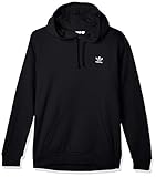 adidas pullover grau Bündchen und Saum gerippt adidas Herren Trefoil Essentials Hoodie, Black, M