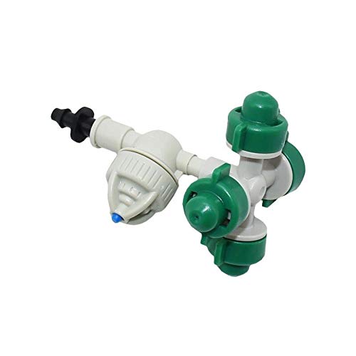 LISHI-DZI 10pcs Watering & Irrigation Cross Atomizing Water Nozzle 1/4