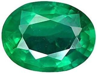 コロンビアエメラルドストーン 6.25ラッティ/5.32カラット 非加熱ラボ認定ルースプレシャスパナジェムストーン、ルースジェムスト