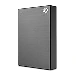 Seagate One Touch 5TB, Password activated hardware encryption, portable external hard drive, PC, Notebook & Mac, USB 3.0, Space Gray (STKZ5000404)