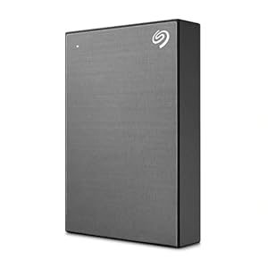 Seagate One Touch, 2TB, Password activated hardware encryption, portable external hard drive, PC, Notebook & Mac, USB 3.0, Space Gray (STKY2000404)