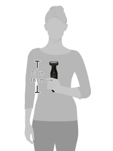 Philips Norelco Bodygroom Series 3100, Shave and trim with back attachment, BG2034