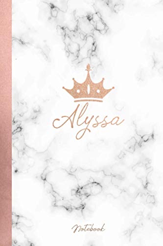 Alyssa: Personalized Name Notebook for Alyssa