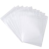 Ofoen transparente Zellophan-T&uuml;ten, 200&nbsp;St&uuml;ck, Kunststofftaschen f&uuml;r Backwaren, S&uuml;&szlig;igkeiten, Kekse, Seife, Lollis
