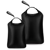 CANBOX Travel Laundry Bags, 2 Pcs Waterproof Dry Wet Bags, Dirty Clothes Organizer with Handles, Collapsible Storage Bag for Workout Swimsuit Diaper Yoga Beach Bathing Camping