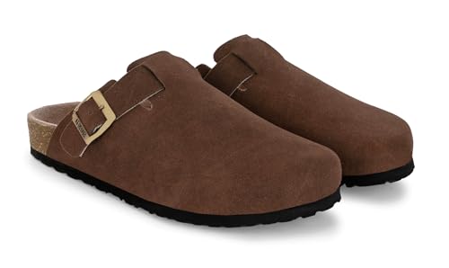 Image of AFROJACK Men's Leather Sandals Lightweight With EVA Sole