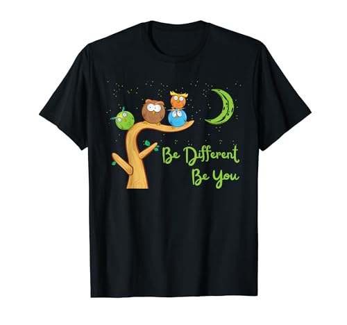 Photo de Be Different Cute Owl Bird T-Shirt