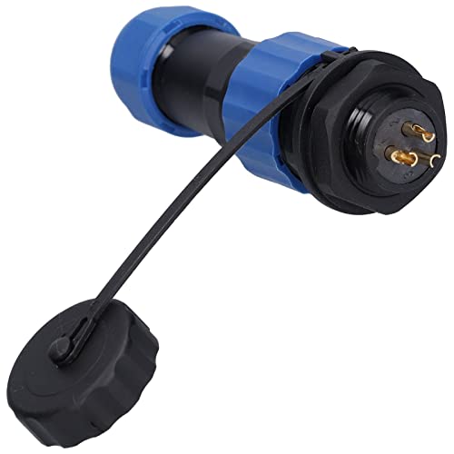Conector enchufe aviación 3 pines cobre puro oro miniatura 5