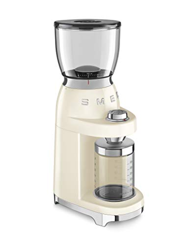 SMEG CGF11 Retro-Style Coffee Grinder – Burr Mill with ...