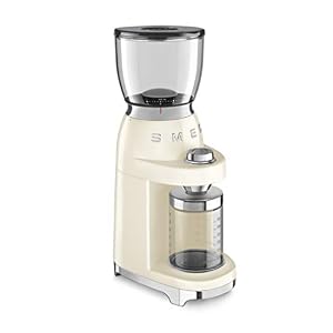 SMEG Retro Electric Coffee Grinder Cream