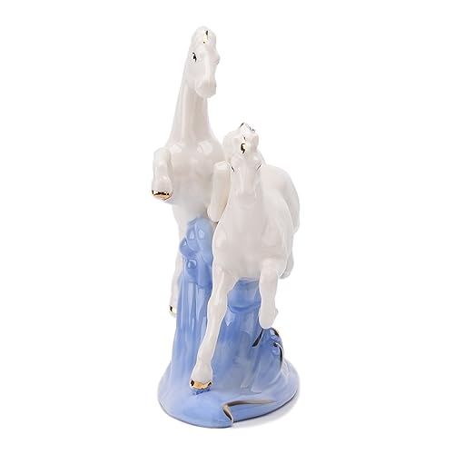 Estatua de Cerámica Caballo Corriendo Decorativa miniatura 3