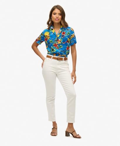 Superdry Camicia Da Donna Beach Resort, Oceano Delfino Blu, 44 - 2