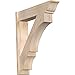 Ekena Millwork OUT08X32X36BOA01RWR Balboa Rough Sawn Traditional Outlooker, 8" Width x 32" Depth x 36" Height, Western Red Cedar