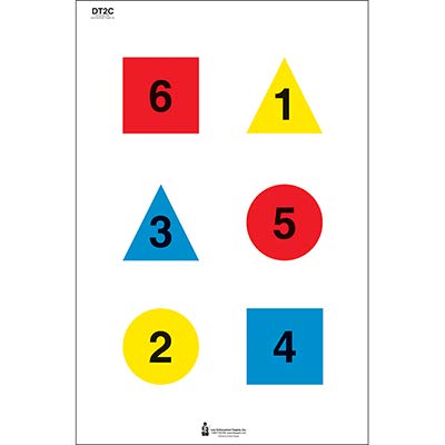 4 Color Discretionary Target, Version C 50 PACK