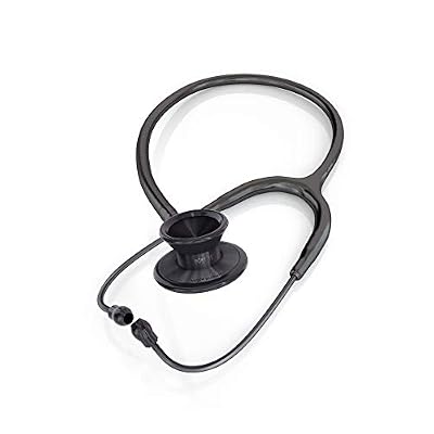 MDF Instruments MD One Titanium Stethoscope - Adult - Durable, Professional-Grade - All Black (MDF777T-BO)