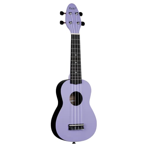 Ortega Guitars Ukulélé Soprano violet – Keiki K2 – Kit de démarrage incluant Accordeur, Courroie, 5 Médiators Medium et… - Les Beatles, Paul McCartney, John Lennon, RIngo Starr, George Harrison Ortega Guitars Ukulélé Soprano violet - Keiki K2 - Kit de démarrage incluant Accordeur, Courroie, 5 Médiators Medium et… – Image 3