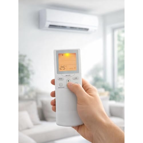 Image of BLACKSHEEP Compatible with Hitachi Ac Remote 1.5 ton Original Model 68A 433kHz Suitable for Logicool Series of 1 2 Ton Split and Window Air Conditioner