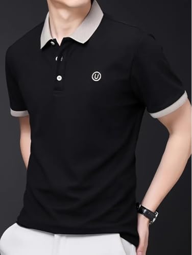 Image of Lymio Polo T Shirt for Men || T Shirt for Man || Collar T Shirt Style Men (Packs Also Available) (Polo-44-47)