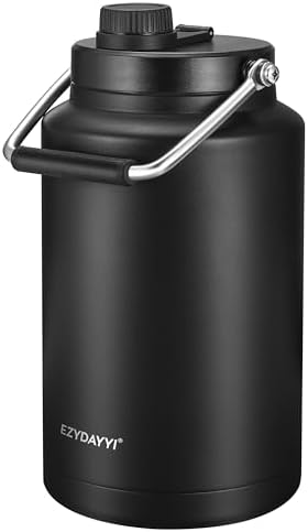 1 Gallon Water Bottle, Insulated 1 Gallon Water Jug Large 128 oz ...
