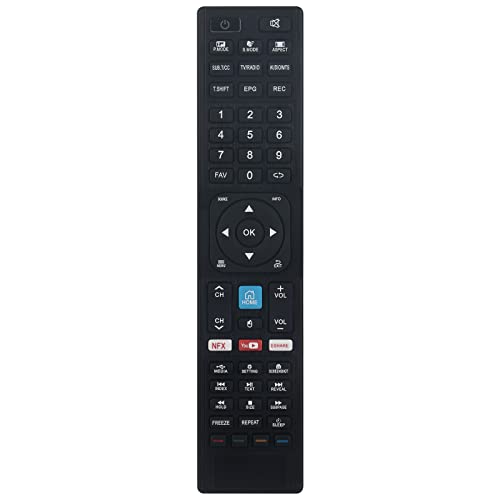 VINABTY RM-C3401 Replacement Remote Control Compatible with JVC 4K UHD Smart LED TV LT55N685A LT-55N685A LT-55N775A LT65N785A LT-65N785A LT55N775A