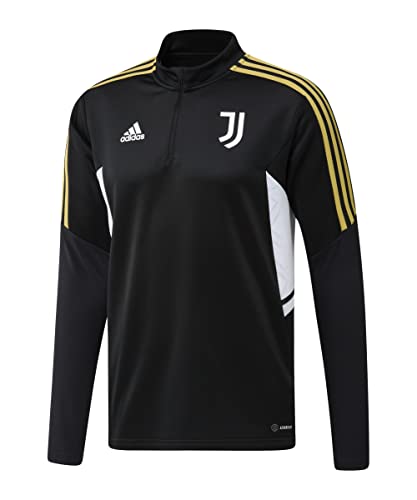 Adidas Mens Track Top Juve Tr Top, Black, HA2641, M