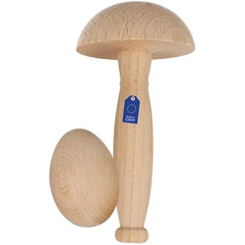 Lantelme 5021 Wooden Darning Egg and Mushroom Cover