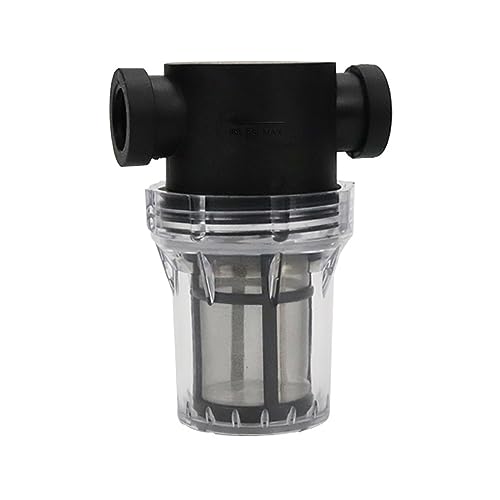 IGTOPS Filtre pipeline, filtre de pompe à eau avec tamis en acier inoxydable, filtre en maille en ligne, pré-filtre à eau pour arrosage de jardin, filtre de tuyau d'arrosage pour nettoyeur haute