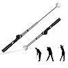 Hairchens Retractable Golf Swing Training Aid, Rhythm Click Sound Warm-up Golf Swing Trainer, Golf Grip Trainer, Golf Training aid Indoor and Outdoor Golf Equipment for Beginners and Professionals