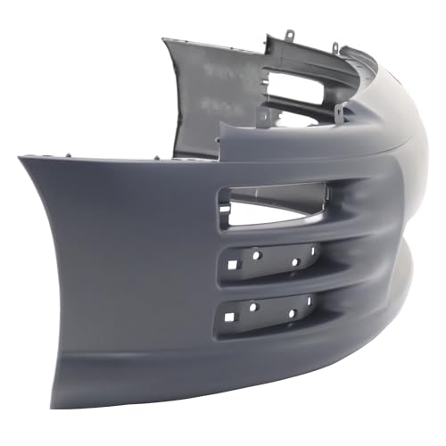 Image of Compatible with Mitsubishi Eclipse 2000-2002 Front Bumper Cover | Primed, Without Fog Light Holes, Hatchback /Convertible, GS GT RS Convertible, Ready to Paint, OEM 6400B278, MI1000268
