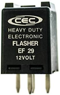 Relé eletrônico de pisca-alerta CEC EF29 com 4 terminais – 1 unidade