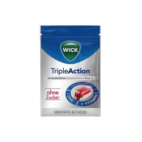 WICK Triple Action mit Menthol ohne Zucker Vorratspack Cover