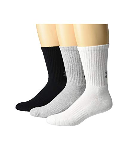 Image of Under Armour Unisex Adult Training Cotton Crew Socks (Multipairs)