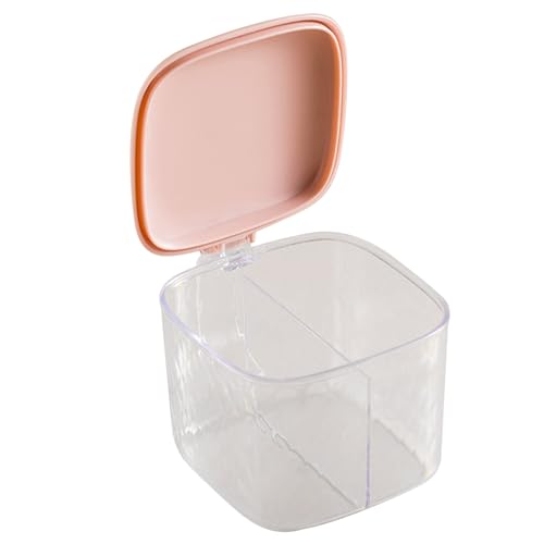 Klarer Gewürzkasten mit 2 Fächern, Transparenter Gewürzbehälter für die Küche, für Gewürze, Salz, Zucker, Menage, Gewürzdosen mit Löffeln