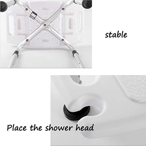 Tabouret de douche réglable 150 kg limitant l'effort des personnes âgées - 4