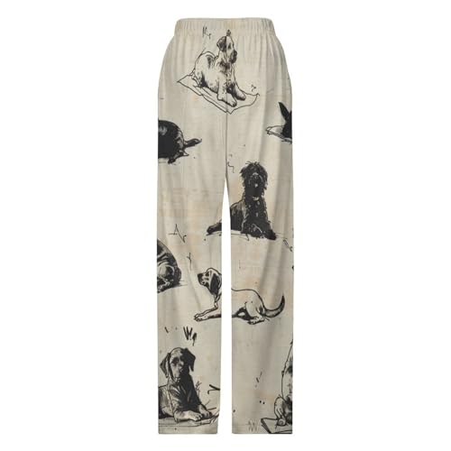 Yoga Dogs PosesChildren's Casual Pajamas130CM4