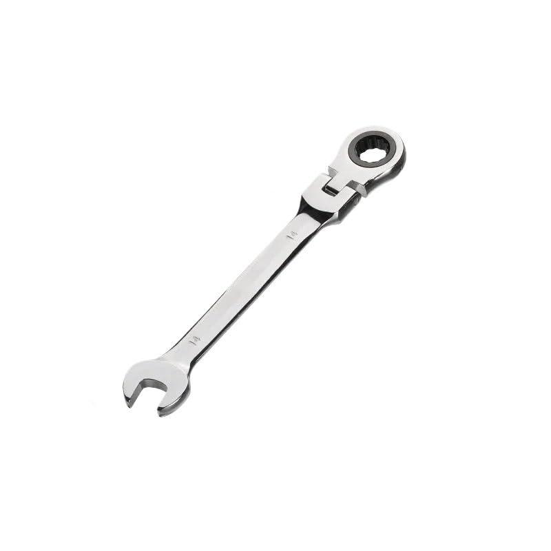 MAYANGYANG Llaves Fijas con Carraca 6mm 7mm 8mm 9mm 10mm 11mm 12mm 13mm 14mm 15mm 16mm 17mm 18mm 19mm Llave de trinquete Reversible Llave de Tubo Herramientas for Tuercas Llave Carraca(6mm)