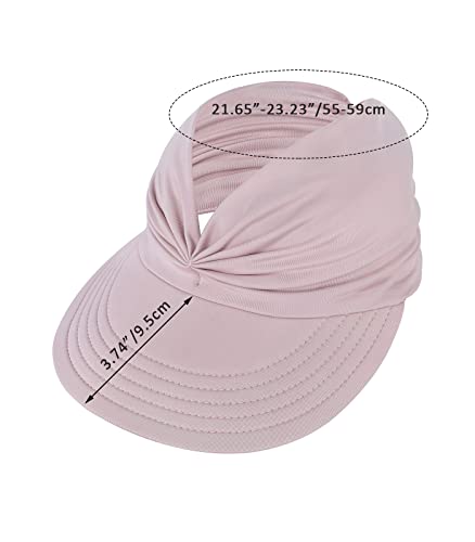 Durio Sun Hats For Women Uv Protection Wide Brim Sun Visor Hats For Women Packable Summer Beach Hats Black #TOP6