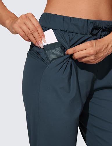 CRZ YOGA Calças de alongamento para corrida femininas de treino com cordão com punho e tornozelo atl