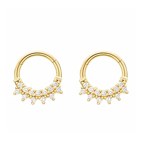 Piercing oreille femmes boucles d'oreilles haut de gamme