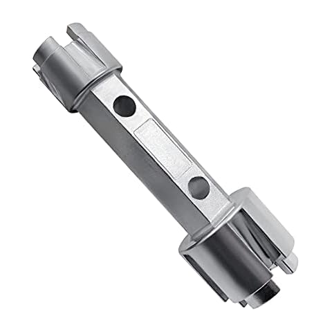 QYQRQF Tub Drain Remover Wrench Tub Drain Wrench Tub Dual Ended Drain Wrench Drain Remover Tool Zinc Alloy Wrench for Bathroom and Bathhouse Cover