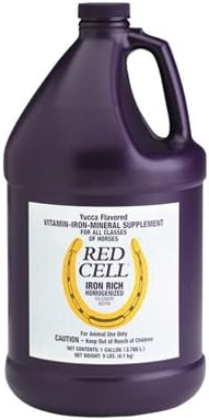 CENTRAL GARDEN & PET CO Central Garden & Pet 74110 Red Cell Horse Vitamin & Mineral Supplement Gel, 1-Gal. - Quantity 4